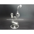 Factory Wholesale Glass Water Pipe Oil Rig Recycler with 14.5mm Joint